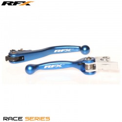 Paire de leviers flexibles forgés RFX Race Bleu TC / TE