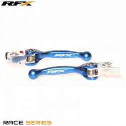 Paire de leviers flexibles forgés RFX Race Bleu TM racing