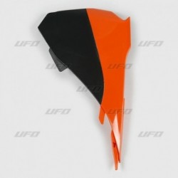 Cache boîte à air UFO orange/noir KTM 85 SX