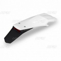 Garde-boue arrière + feu UFO blanc Husqvarna FE / TE