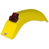 Garde boue arrière + feu UFO Enduro jaune