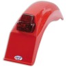Garde boue arrière + feu UFO Enduro rouge