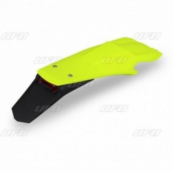 Garde-boue arrière + feu UFO jaune fluo Husqvarna FE / TE