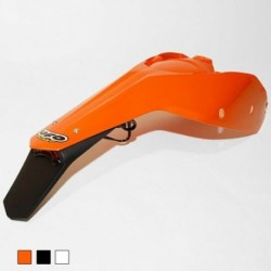 Garde-boue arrière + plaques latérales UFO noir KTM EXC / EXCF