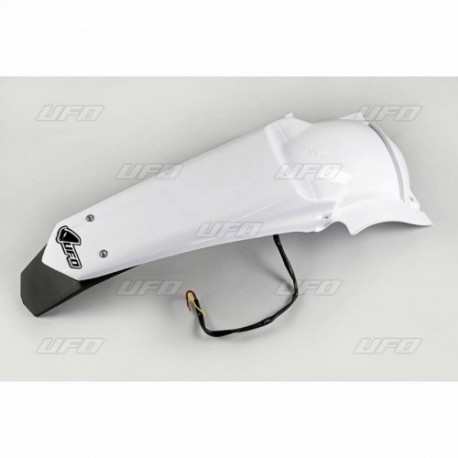 Garde boue arrière UFO WRF 250 / 450 Blanc