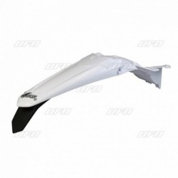 Garde-boue arrière + support de plaque avec feu UFO blanc Yamaha 450 WRF