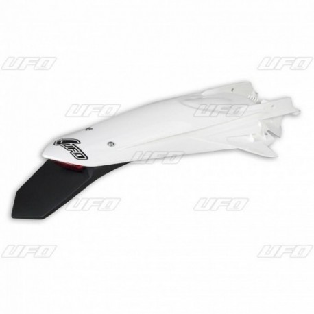 Garde-boue arrière + support de plaque avec feu UFO noir KTM EXC / EXCF