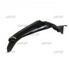 Garde boue arrière + support de plaque avec feu UFO noir Yamaha 450 WRF