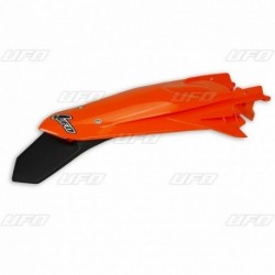 Garde-boue arrière + support de plaque avec feu UFO orange KTM EXC / EXCF