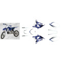 Kit déco UFO replica 4T Bleu Yamaha 125 YZ / 250 YZ