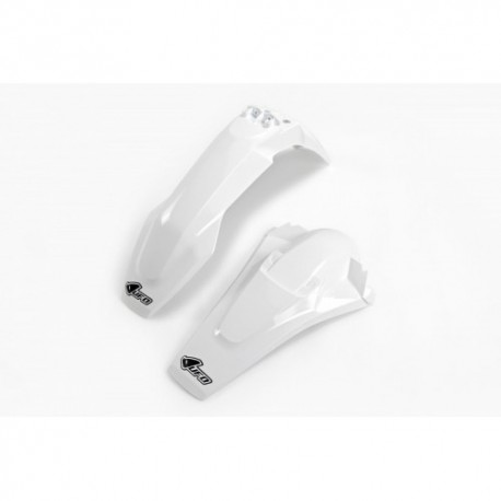 Kit garde-boue avant et arrière UFO couleur origine blanc Husqvarna