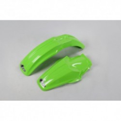 Kit garde-boue avant et arrière UFO Couleur origine Kawasaki 85 KX restylé