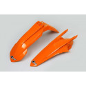 Kit garde-boue avant et arrière UFO couleur origine orange KTM