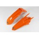 Kit garde-boue avant et arrière UFO couleur origine orange KTM