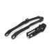 Kit patin de bras oscillant + guide chaîne UFO - noir Honda 250 CRF / 450 CRF