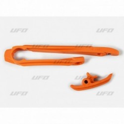 Patin de bras oscillant UFO KTM EXC EXCF 2012 à 2023 Orange