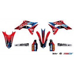 Kit plastique et déco UFO couleur origine Honda 250 CRF