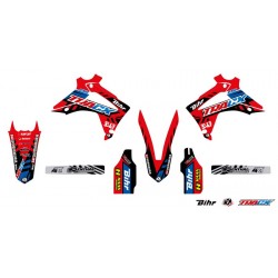 Kit plastique et déco UFO couleur origine Honda 250 CRF