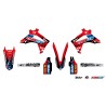 Kit plastique et déco UFO couleur origine Honda 250 CRF