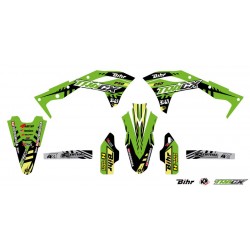 Kit plastique et déco UFO couleur origine Kawasaki 250 KXF