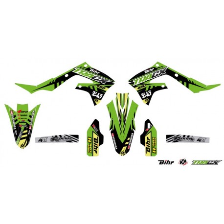 Kit plastique et déco UFO couleur origine Kawasaki 450 KXF