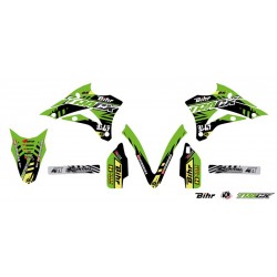 Kit plastique et déco UFO couleur origine Kawasaki 85 KX