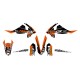 Kit plastique et déco UFO couleur origine KTM 85 SX