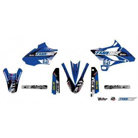 Kit plastique et déco UFO couleur origine Yamaha 85 YZ