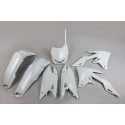 Kit plastique UFO blanc Suzuki 450 RMZ