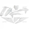 Kit plastiques UFO SX / SXF 2019 à 2022 Blanc