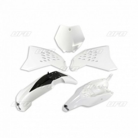 Kit plastiques UFO KTM 65 SX 2012 à 2015 Blanc