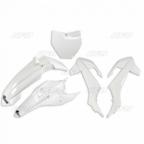 Kit plastiques UFO 65 SX 2016 à 2023 Blanc