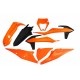 Kit plastiques UFO couleur origine (2021) KTM EXC / EXCF