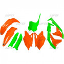 Kit plastiques UFO Edition Limitée vert/orange Kawasaki 250 KXF