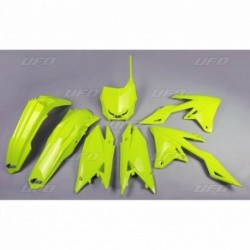 Kit plastiques UFO jaune fluo Suzuki 250 RMZ