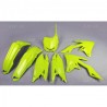 Kit plastiques UFO jaune fluo Suzuki 250 RMZ Kit plastiques UFO jaune fluo Suzuki 250 RMZ