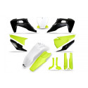Kit plastiques UFO Husqvarna Fluo jaune Noir Blanc