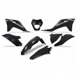Kit plastiques UFO Gas Gas 2021 à 2023 ENDURO Noir