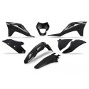 Kit plastiques UFO Gas Gas 2021 à 2023 ENDURO Noir