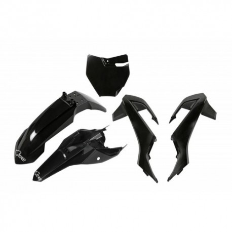 Kit plastiques UFO noir Gas Gas MC 65 2021 à 2024