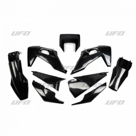 Kit plastiques UFO TX / TE / FE 2020 à 2023 Noir Kit plastiques UFO TX / TE / FE 2020 à 2023 Noir