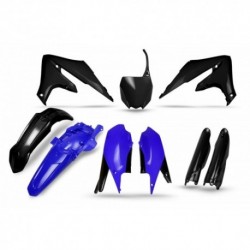 Kit plastiques UFO 450 YZF 2018 à 2022 / 250 YZF 2019 à 2023 Noir/ Bleu