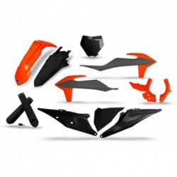 Kit plastiques UFO SX / SXF 2019 à 2022 Orange Gris Noir