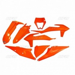 Kit plastiques UFO EXC 2020 à 2023 Fluo Orange