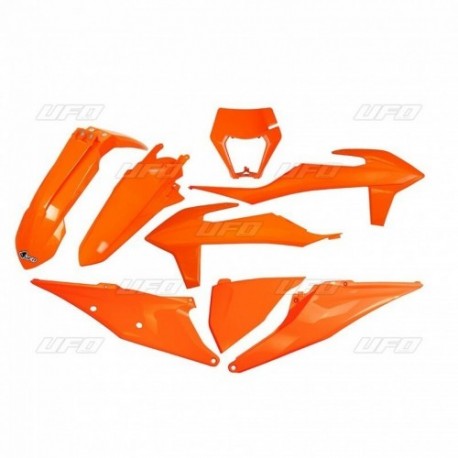 Kit plastiques UFO EXC 2020 à 2023 Orange