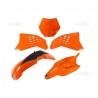 Kit plastiques UFO KTM 65 SX 2012 à 2015 Orange Kit plastiques UFO KTM 65 SX 2012 à 2015 Orange