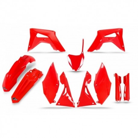 Kit plastiques UFO 450 CRF 2017 à 2020 - gris / Rouge