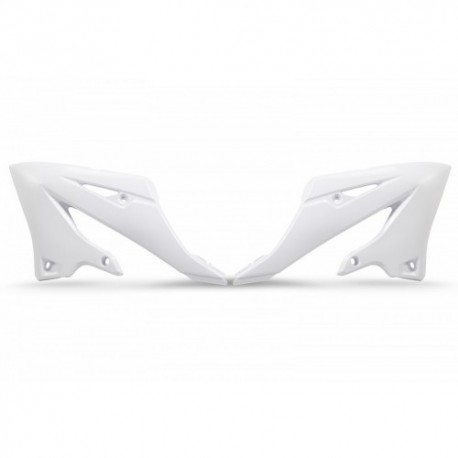 Ouïes de radiateur UFO - blanc Yamaha 125 YZ / 250 YZ