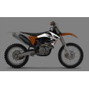 Ouies de radiateurs UFO KTM SX / SXF Blanc