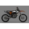Paire d'ouïes de radiateurs UFO KTM SX / SXF Blanc